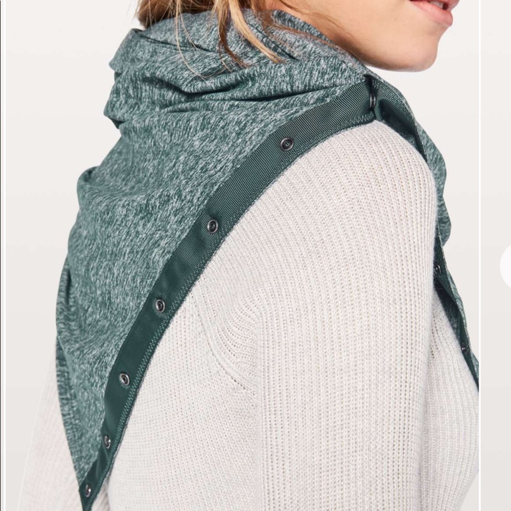 Lululemon Vinyasa Scarf Heathered Teal Shadow